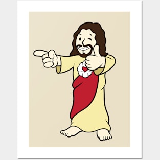 Buddy Christ Vault Boy Posters and Art